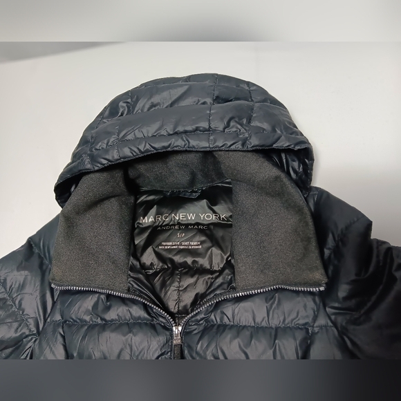 Marc New York Marc Andrew Premium Down Midi Hooded Puffer Jacket.  Size S - Picture 6 of 13